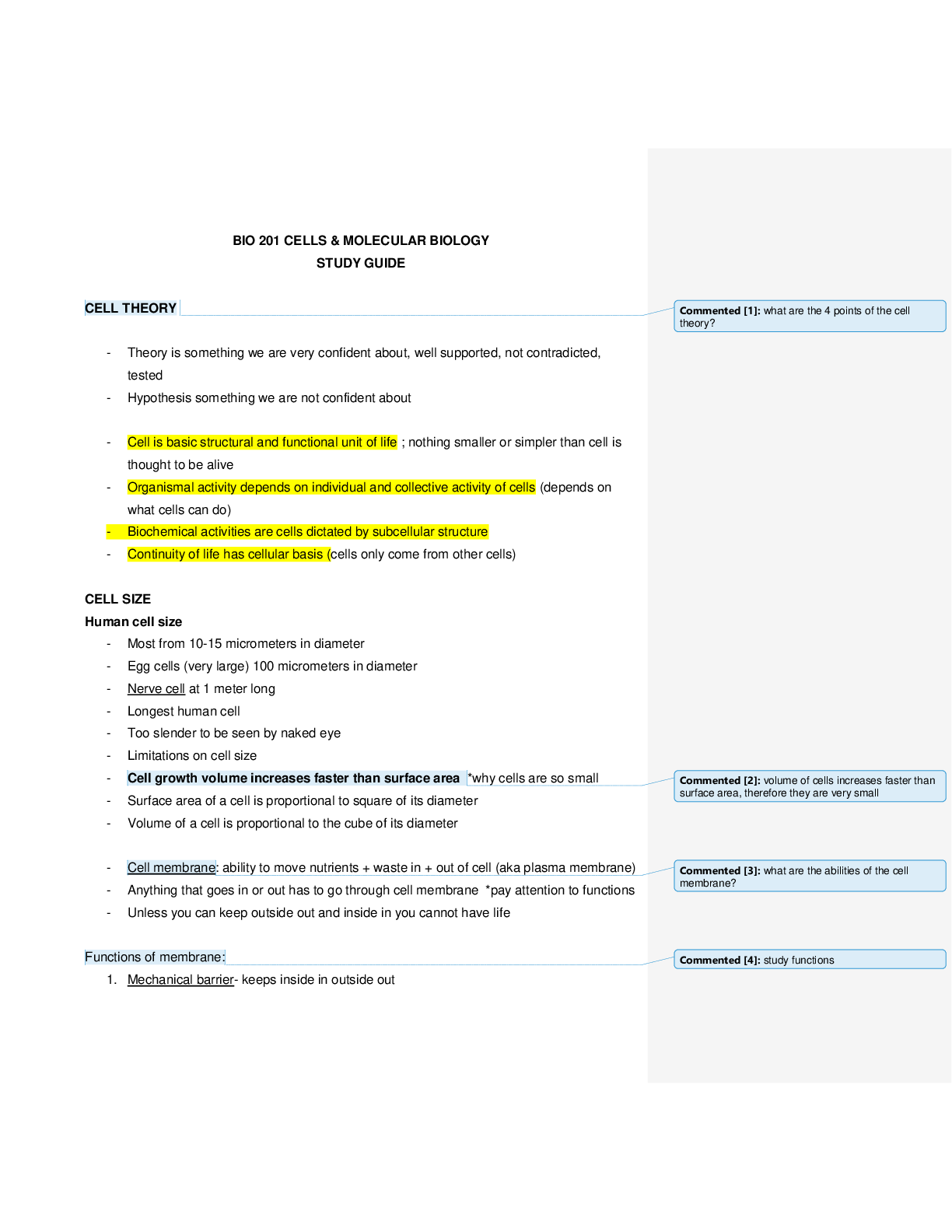 Preview image for BIO 201 Cells + Molecular Biology Latest (2021) Revised Study Guide Exam Elaborations Questions and Answers Download to SCORE A